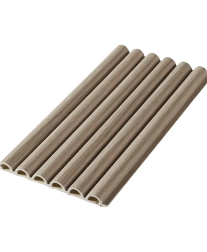 Round Slat Cream Cladding