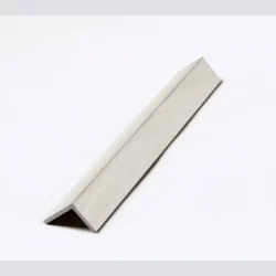 L Edge Cover – Round Slat Beige Leather Finish