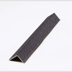L Edge Cover – Round Slat Charred Wood