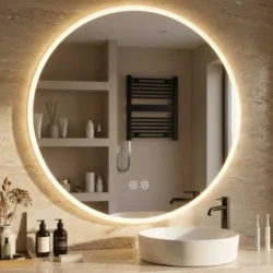 Smart Mirror Round With Border